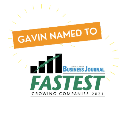 Screen shot for Gavin being named to Business Journal fastest growing companies 2021